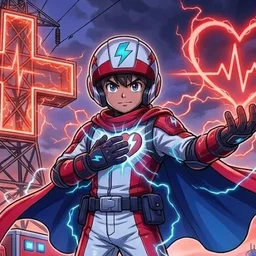 CPRヒーローのバッジ